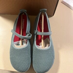Camper Teal Mary Jane Shoes